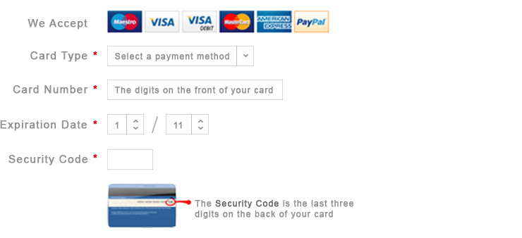 Checkout User Experience - Credit Card | VaneDigital.com